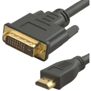 Кабель аудио-видео Lazco WH-141 HDMI (m)/DVI-D(m) 15м. Позолоченные контакты черный (WH-141(15M))