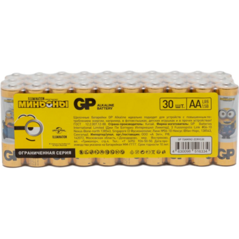 Батарея GP Alkaline Power AA (30шт) спайка