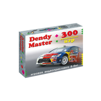 Игровая консоль Dendy Master черный +контроллер в комплекте: 300 игр