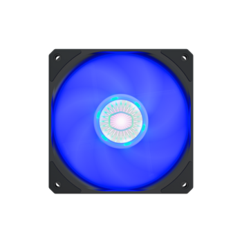 Кулер для корпуса 1 Ватт Кулер для корпуса 1 Ватт/ Cooler Master Case Cooler SickleFlow 120 Blue LED fan, 4pin