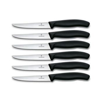 Набор ножей кухон. Victorinox Swiss Classic 6.7233.6 компл.:6предм. черный европодвес