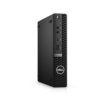 ПК Dell Optiplex 5080 Micro i5 10500T (2.3) 8Gb SSD256Gb/UHDG 630 Linux GbitEth WiFi BT 130W клавиатура мышь черный