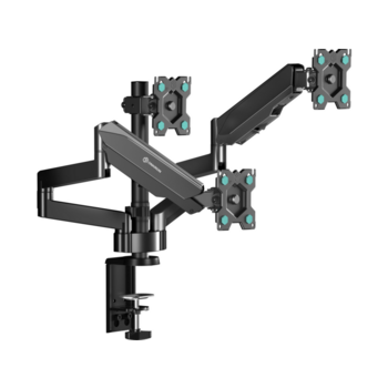 Кронштейн для мониторов Onkron G280 черный 13"-32" макс.24кг настольный поворот и наклон верт.перемещ.