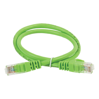 Патч-корд ITK PC02-C5EUL-2M UTP вилка RJ-45-вилка RJ-45 кат.5е 2м зеленый LSZH (уп.:1шт)