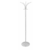 Вешалка напольная Бюрократ Класс-ТМ 116/WHITE белый основание круг наконечники черный крючки двойные для верхней одежды метал. (упак.:1шт)