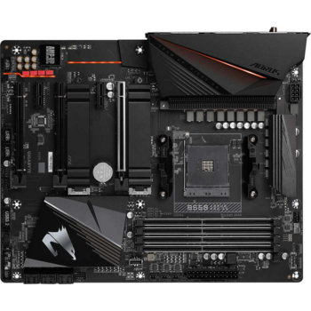 Материнская плата Gigabyte B550 AORUS PRO AX {Soc-AM4 AMD B550 4xDDR4 ATX AC`97 8ch(7.1) 2.5Gg RAID+HDMI+DP}