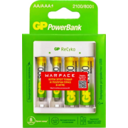 Аккумулятор + зарядное устройство GP PowerBank Е411 AA/AAA NiMH 2700mAh (4шт) коробка