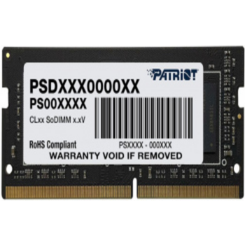 Оперативная память Patriot SL DDR4 8GB 3200MHz SO-DIMM SINGLE 1*8GB CL22 22-22-22-52 1.2V