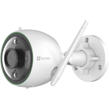 Видеокамера Ezviz C3N 1080P, Камера 1/2.7, 2.8 мм, угол обзора: 125°(Д), 104°(Г), Цветное ночное виделние, ИК 30м, 3D DNR, цифровой WDR, BLC, H.265, 30 к/с, макс. 2 Мбит/с, WiFi, IP 67, Встроенный микрофон, при