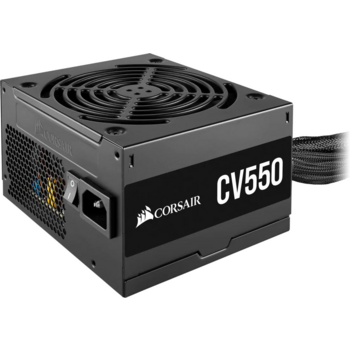 Блок питания Corsair ATX 550W CV550 80+ bronze (24+4+4pin) APFC 120mm fan 7xSATA RTL