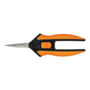 Ножницы для цветов Fiskars Solid SP13 черный/оранжевый (1051600)