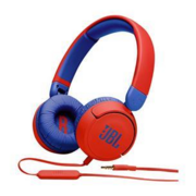 Гарнитура накладные JBL JR310 1м красный/синий проводные оголовье (JBLJR310RED)