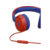 Гарнитура накладные JBL JR310 1м красный/синий проводные оголовье (JBLJR310RED)