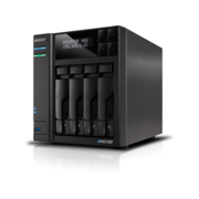 Сетевое хранилище ASUSTOR AS6604T 4-Bay NAS/Media player/Intel Celeron J4125 2.0GHz, up to 2.7 GHz(Quad-Core), 4GB SO-DIMM DDR4, noHDD(HDD,SSD),/2x1GbE(LAN)/3xUSB3.2,HDMI; 90IX01E0-BW3S10