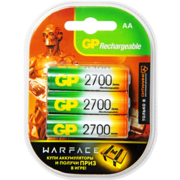 Аккумулятор GP Rechargeable 2700AAHC AA NiMH 2700mAh (6шт) блистер