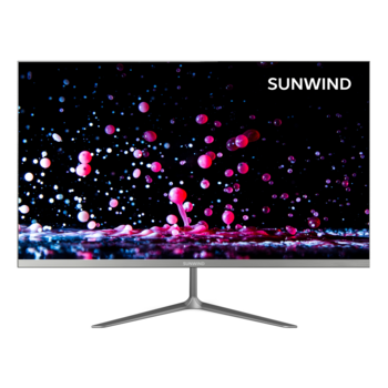 Монитор SunWind 27" SUN-M27BF102 темно-серый IPS LED 16:9 HDMI матовая 1000:1 250cd 178гр/178гр 1920x1080 DisplayPort FHD 3.6кг