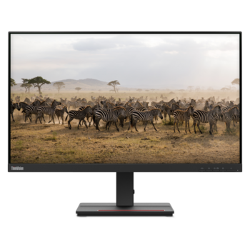 LCD Lenovo 27" ThinkVision S27e-20 черный {IPS 1920x1080 4ms 16:9 1000:1 250cd 178/178 D-Sub HDMI} [62AFKAT2EU]