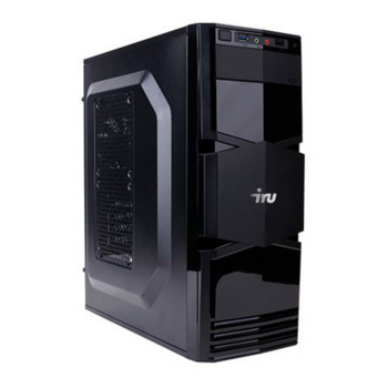 ПК IRU Home 225 MT Ryzen 5 1400 (3.2)/16Gb/SSD500Gb/GTX1050Ti 4Gb/Free DOS/GbitEth/600W/черный