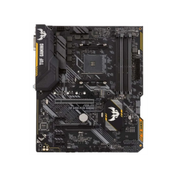 Материнская плата Asus TUF GAMING B450-PLUS II {Socket AM4, B450, 4*DDR4, DVI+HDMI, CrossFireX, SATA3 + RAID, Audio, Gb LAN, USB 3.1*7, USB 2.0*6, COM*1 header (w/o cable), ATX}