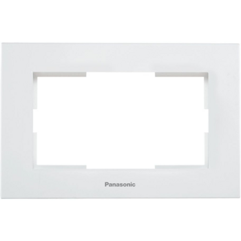 Рамка Panasonic Karre Plus WKTF08092WH-RU декоративная 2x пластик белый (упак.:1шт)