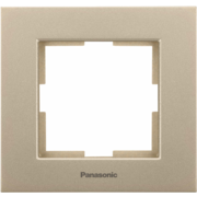 Рамка Panasonic Karre Plus WKTF08012BR-RU декоративная 1x пластик бронзовый (упак.:1шт)