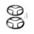 Колонки автомобильные JVC CS-J6930 400Вт 92дБ 4Ом 15x23см (6x9дюйм) (ком.:2кол.) коаксиальные трехполосные