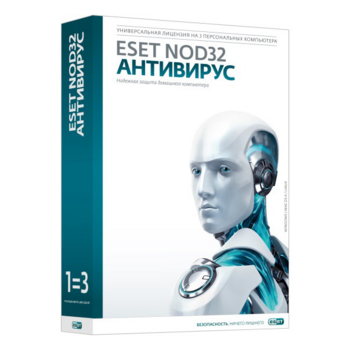 Антивирусное ПО Eset NOD32 NOD32 Антивирус лицензия на 1 год на 1ПК (NOD32-ENA-NS(AEKEY)-1-1)