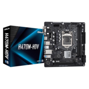 Материнская плата Asrock H470M-HDV {H470/2DDR4/4SATA3,mATX} BOX