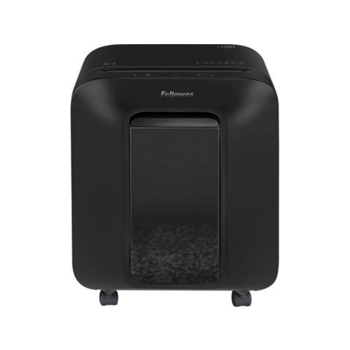 Шредер Fellowes PowerShred LX201 черный (секр.P-5) перекрестный 12лист. 22лтр. скрепки скобы пл.карты