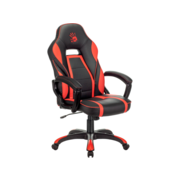 Кресло игровое A4Tech Bloody GC-350 черный/красный эко.кожа крестов. пластик черный