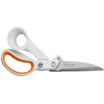 Ножницы Fiskars 1005225 Amplify универсальные 240мм ручки пластиковые нержавеющая сталь белый/оранжевый