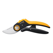 Секатор плоскостной Fiskars PowerLever P721 черный/оранжевый (1057170)