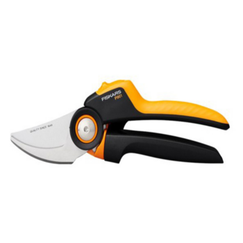 Секатор плоскостной Fiskars PowerGear P961 черный/оранжевый (1057175)