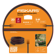 Шланг Fiskars 1027109 3/4" 20м поливочный армированный черный/красный