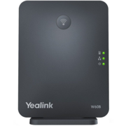 YEALINK W60B DECT, базовая станция, 8 SIP-аккаунтов, до 8 трубок на базу, 8 одновременных разговоров, шт