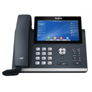 Проводной телефон sip YEALINK SIP-T48U, цветной сенсорный экран, 2 порта USB, 16 аккаунтов, BLF, PoE, GigE, без БП, шт