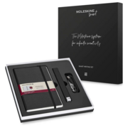 Набор Smart Writing Moleskine SWSAB31BK01 (блокнот Paper Tablet/ручка Smart Pen+ Ellipse) линейка