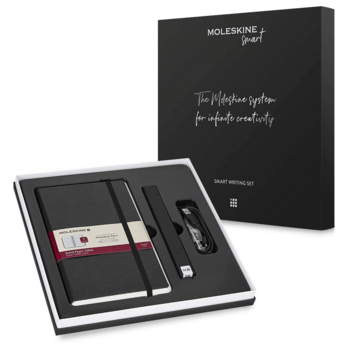 Набор Smart Writing Moleskine SWSAB31BK01 (блокнот Paper Tablet/ручка Smart Pen+ Ellipse) линейка