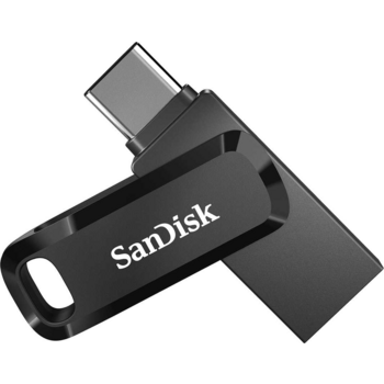 Флеш Диск Sandisk 64Gb Ultra Dual Drive Go SDDDC3-064G-G46 USB3.1 черный