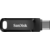 Флеш Диск Sandisk 64Gb Ultra Dual Drive Go SDDDC3-064G-G46 USB3.1 черный