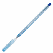 Ручка шариков. Pensan My pen (2210-1BLUE) прозрачный d=1мм син. черн. кор.карт. 1стерж. игловидный пиш. наконечник линия 0.5мм кругл. телескопич.корпус