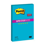 Блок самоклеящийся бумажный 3M Post-it Super Sticky 1623R-SB 7100075704 150х228мм 90лист. синий