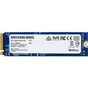 Дисковый массив Synology SSD [SNV3400-800G] SNV3000 Series PCIe 3.0 x4 ,M.2 2280, 800GB, R3100/W550 Mb/s, IOPS 205K/40K, MTBF 1,8M