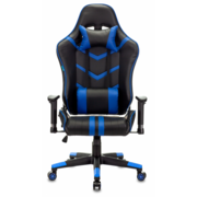 Кресло игровое Бюрократ CH-789N черный/синий искусственная кожа крестовина пластик черный