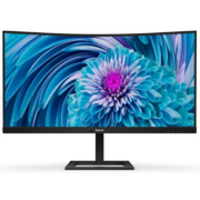 LCD PHILIPS 34" 346E2CUAE/00 черный {VA 3440x1440 120hz 1ms 350cd 178/178 3000:1 DisplayHDR400 10bit(8bit+FRC) HDMI2.0 DisplayPort1.4 AdaptiveSync 4xUSB3.2 USB-C3.2 AudioOut 2x5W VESA}