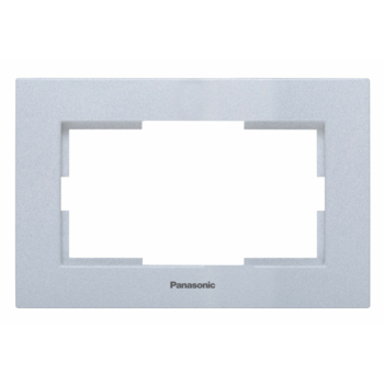 Рамка Panasonic Karre Plus WKTF08092SL-RU декоративная 1x пластик серебро (упак.:1шт)