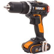 Дрель-шуруповерт ударная Worx WX367.1 аккум. патрон:быстрозажимной (кейс в комплекте)