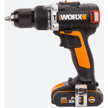 Дрель-шуруповерт ударная Worx WX373 аккум. патрон:быстрозажимной (кейс в комплекте)