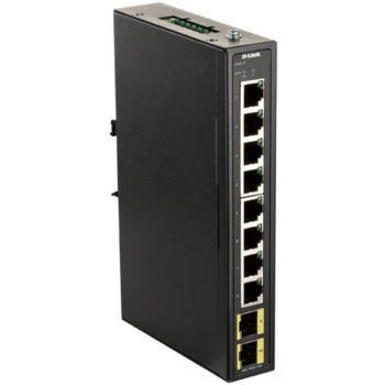 Коммутатор D-Link DIS-100G-10S DIS-100G-10S/A 8G 2SFP неуправляемый