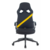 Кресло игровое Бюрократ ZOMBIE DRIVER черный/желтый искусственная кожа с подголов. крестовина пластик